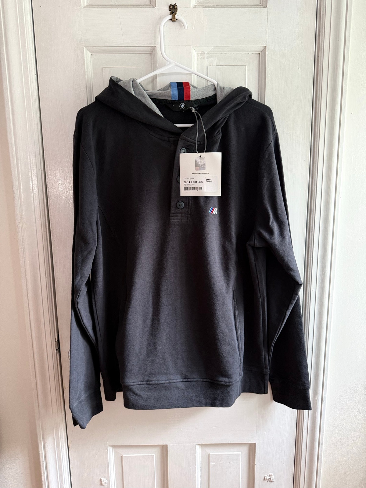 Nwt Official Bmw Performance M Hoodie Black Men's Large